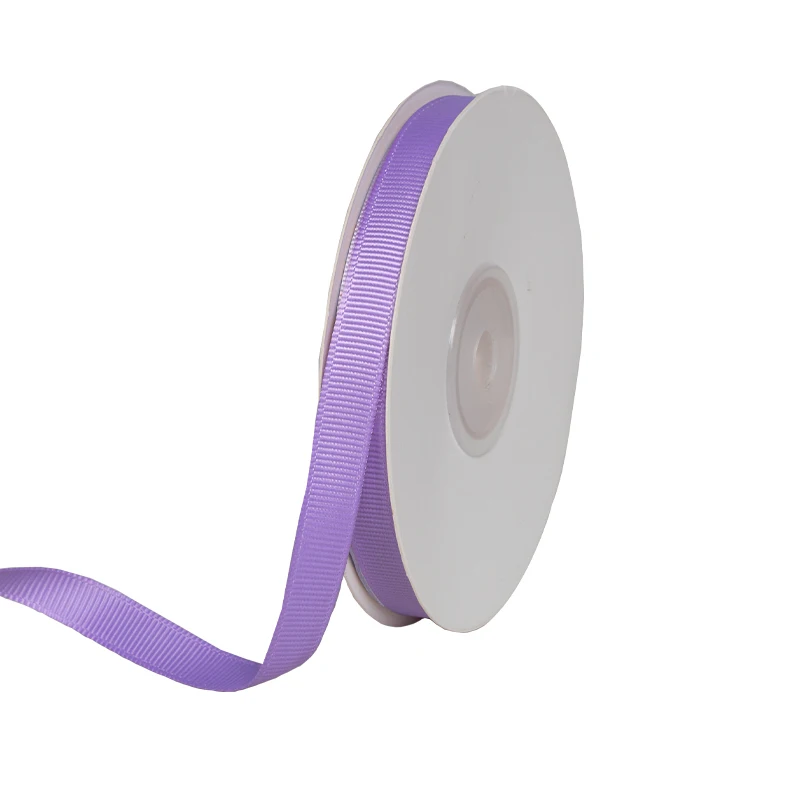 Wholesale Gift Craft Custom Logo Black Packaging Boxes Printed 100% Silk Curling Fabric Jewellery Gift Bag Bows Grosgrain Ribbon