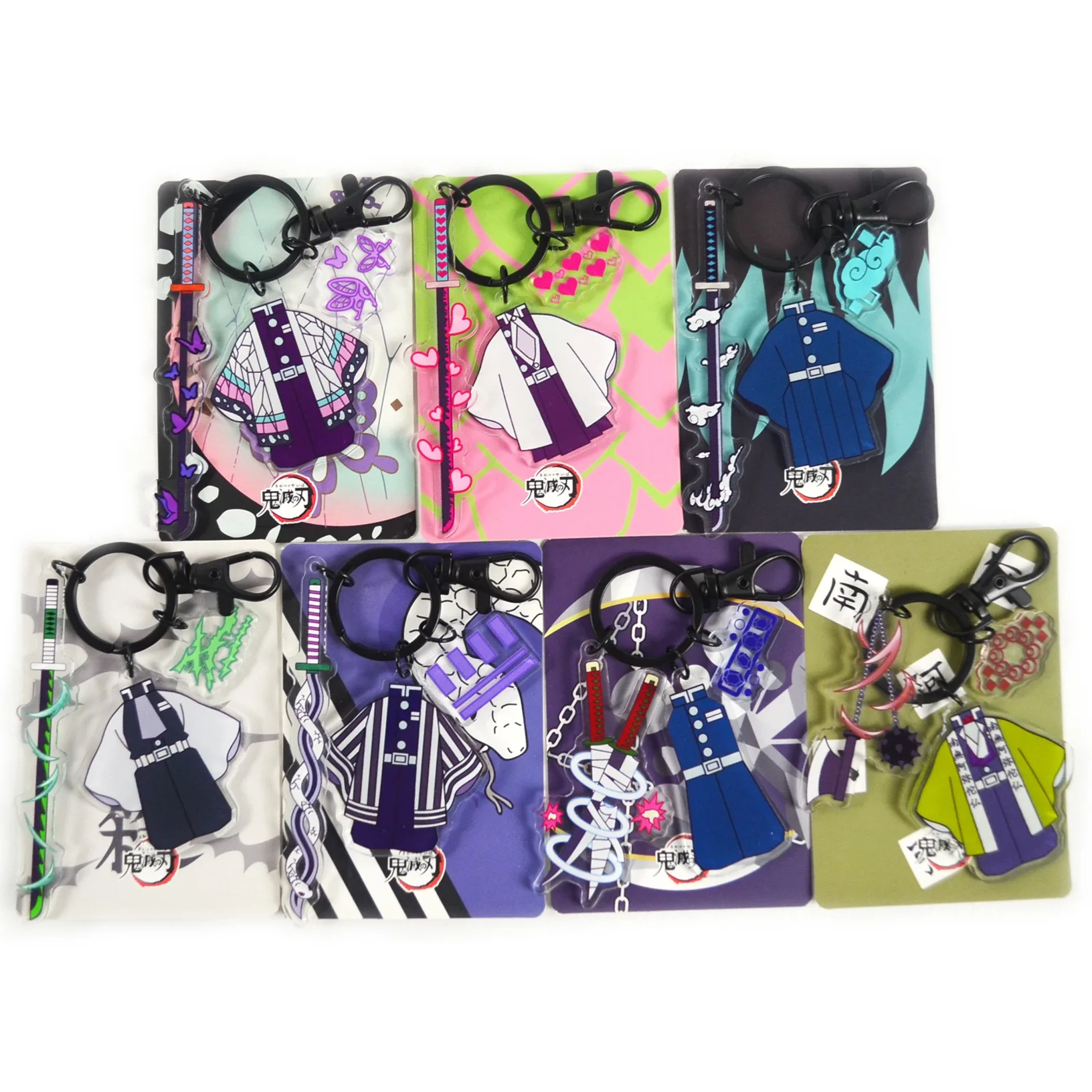 Top sales keychain accessories gancho para llavero acr lico en blanco