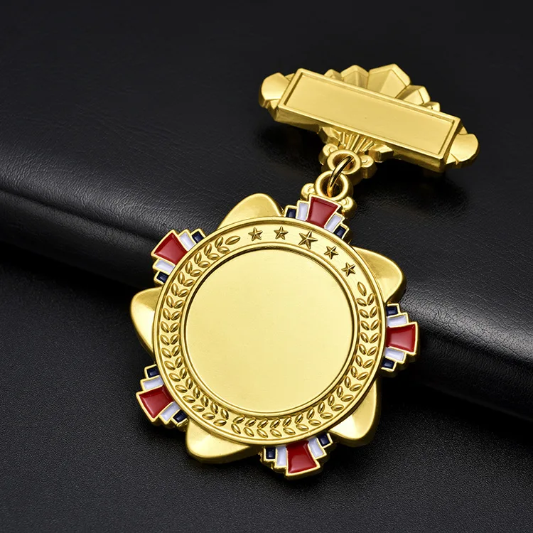 Manufacturer Wholesale Customized Metal Medal Commemorative Badge Of Honor
