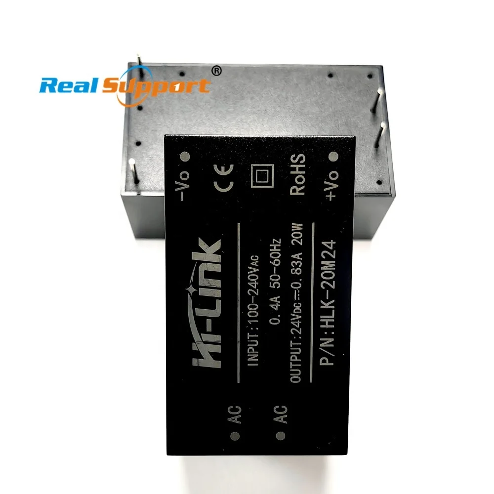 Original HLK-20M24 90-265V to 24V 0.83A 20W AC to DC power supply Smart Home Mini Isolation Switching Power Module