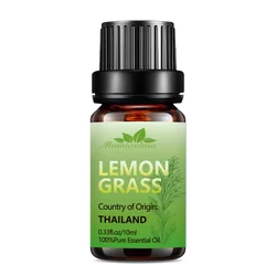 Pure natural aromatherapy Lemongrass essence and Lavender body Massage oil