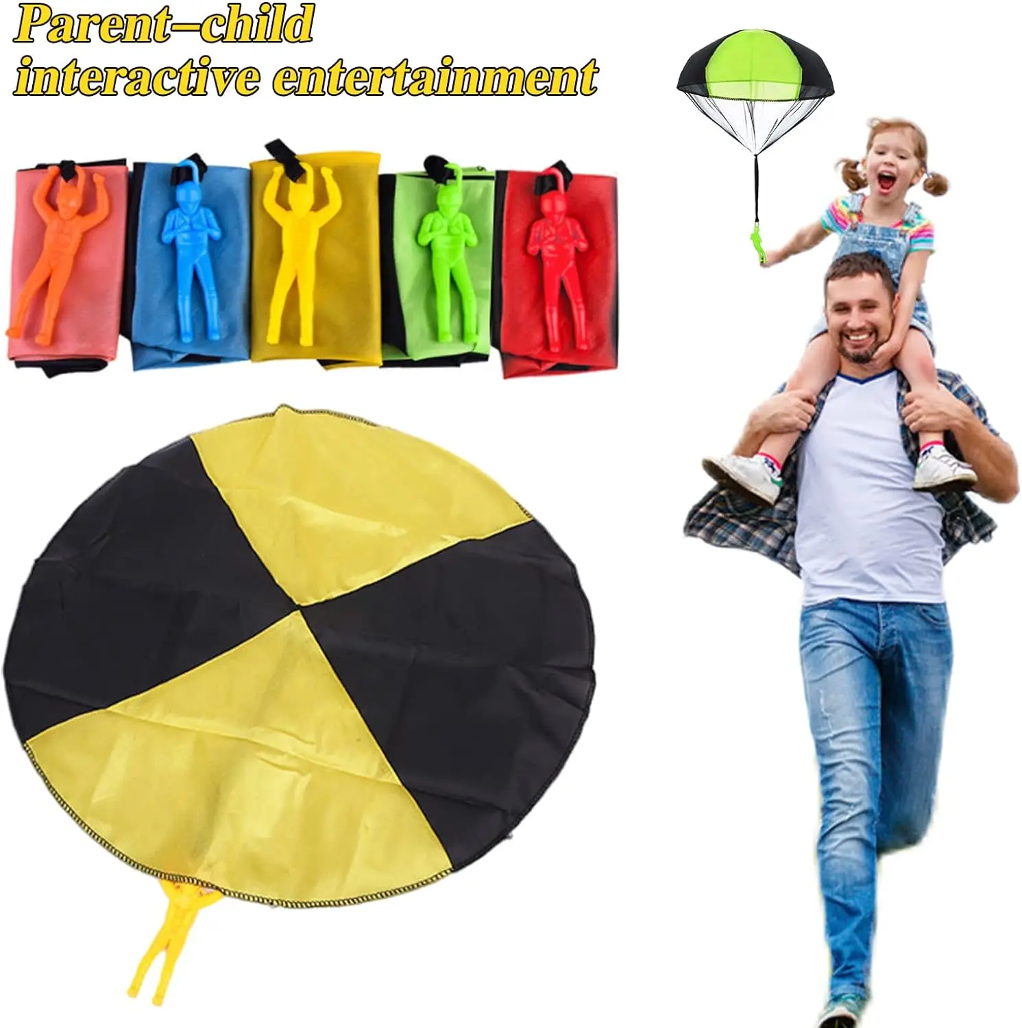 high quality Parachute Toys Free Throwing Toy Parachute Outdoor Toss It Up Flying outdoor Toys