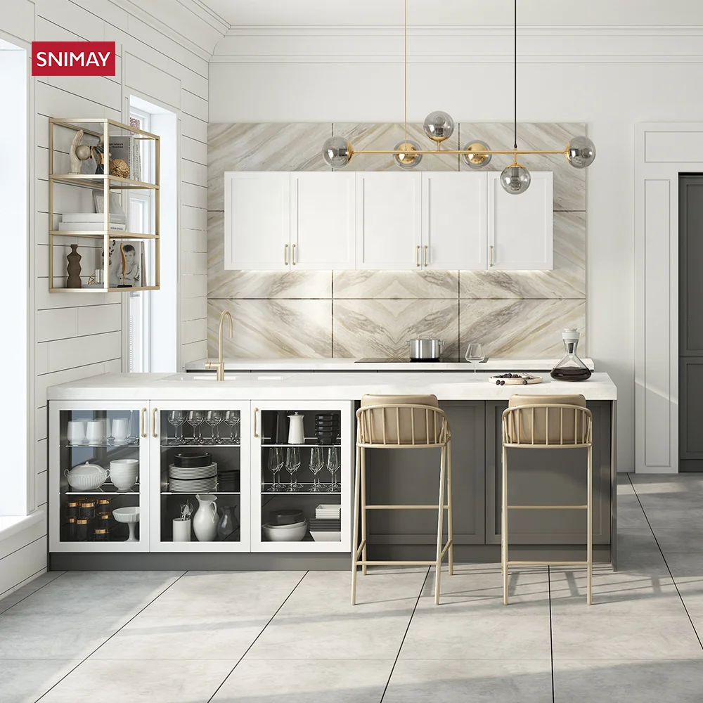 Customize Wholesale Modern Design Wood Kitchen Cabinets