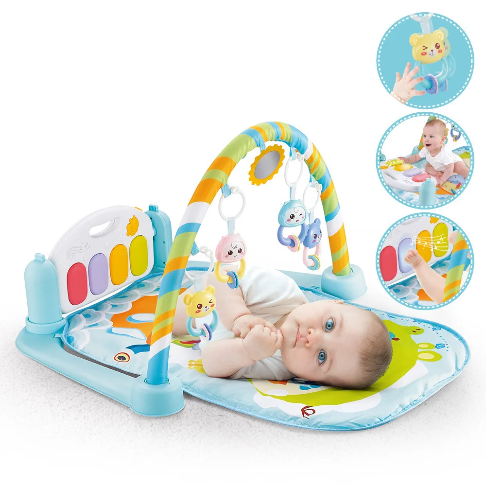 Newest 2023 baby fitness piano OEM/ODM Smart Stages Learning Play Mats with 80 Songs