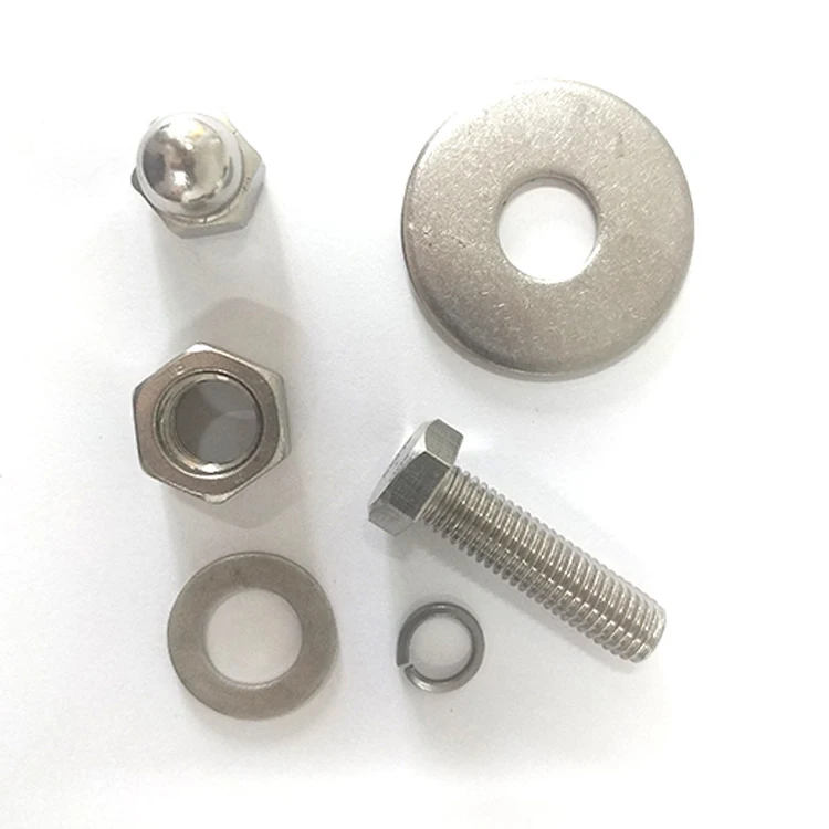 UNS N10276 W.NR 2.4819 Hastelloy C-276 Hex Bolt with Nut and Washer