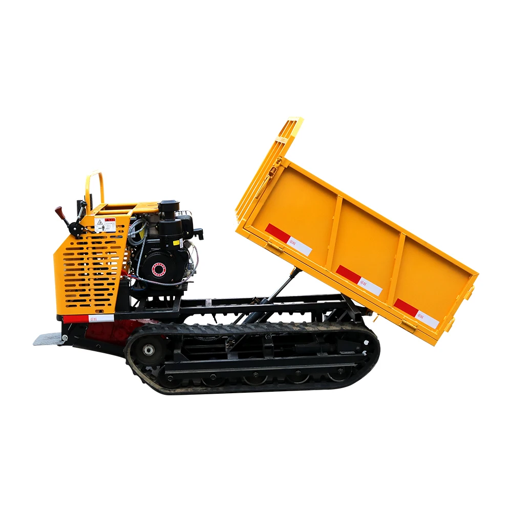 China supplier discount price 1500 kg load mini dump truck Crawler Transport Dumper Trucks with CE