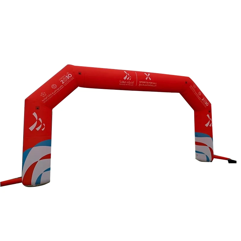 Outdoor Giant Start Finish Line Inflatable Entrance Archway For Sport event Air Sealed floating Inflatable Race Arch