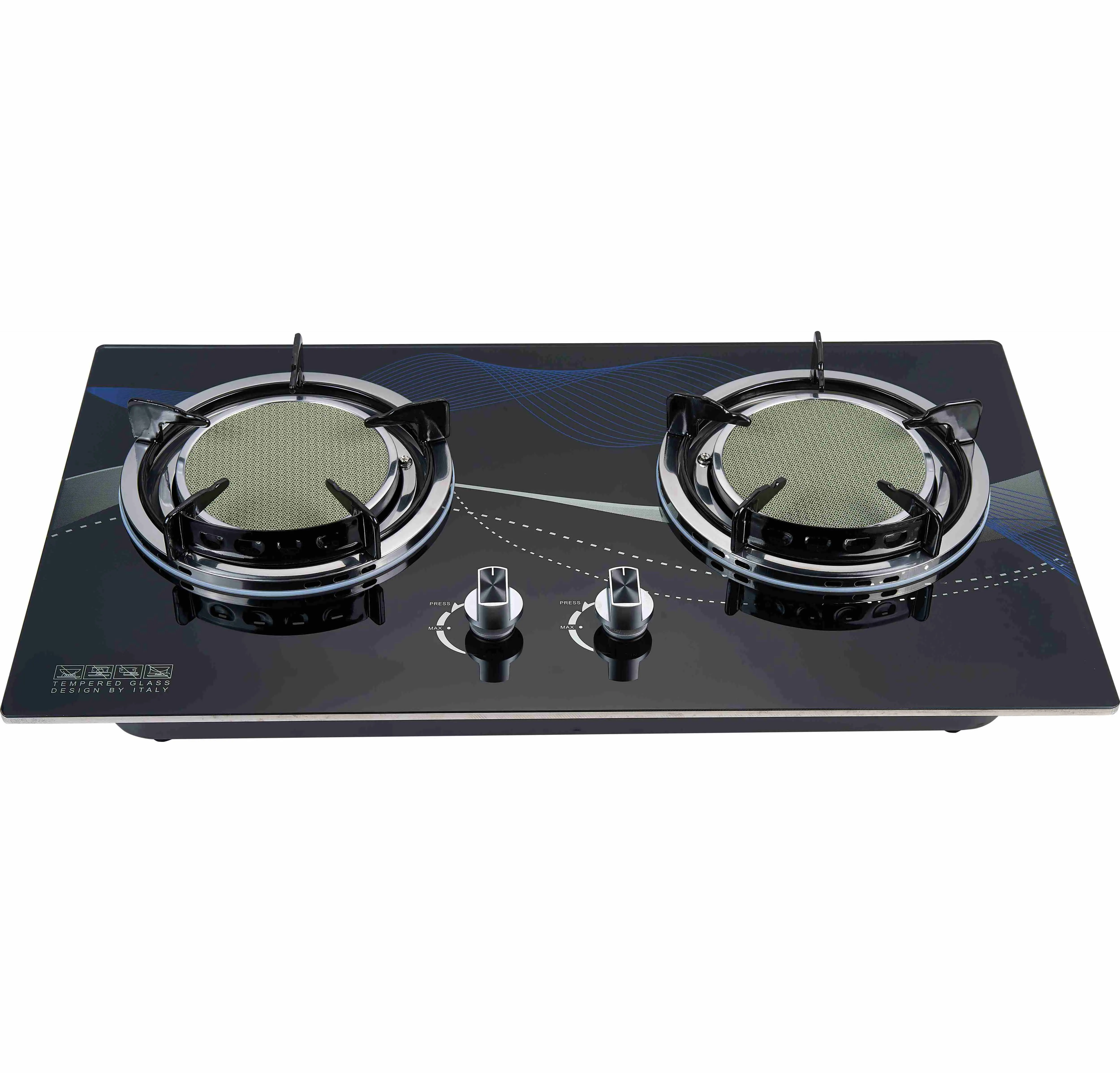 Газовая горелка с двойной горелкой высокого качества, инфракрасная газовая плита