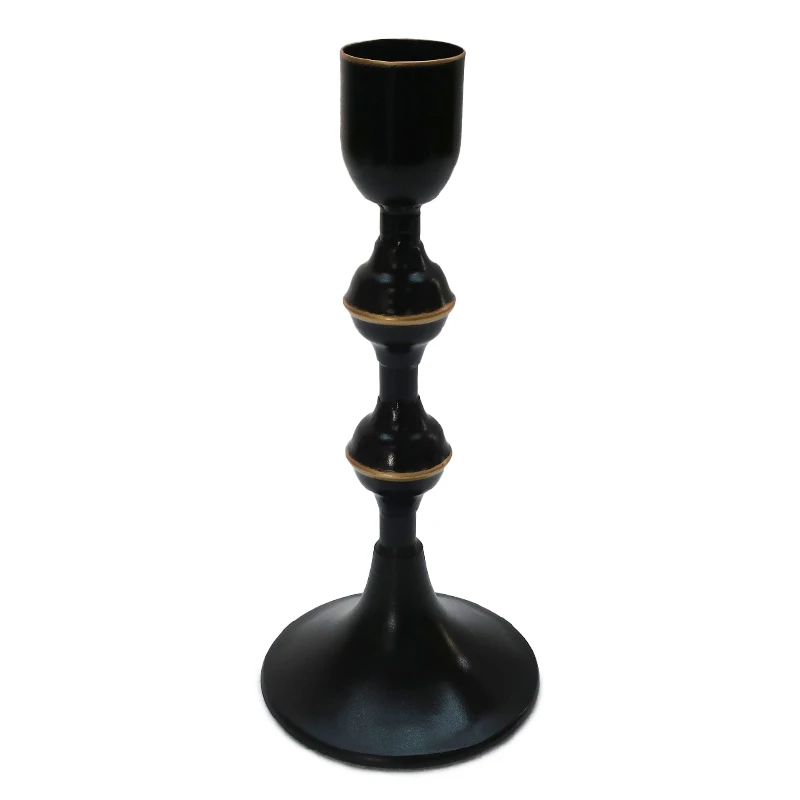 Table Nordic Modern Stick Wedding Decorative Black Candlesticks Stand Metal Luxury Design Tall Candle Holder For Wedding & Event
