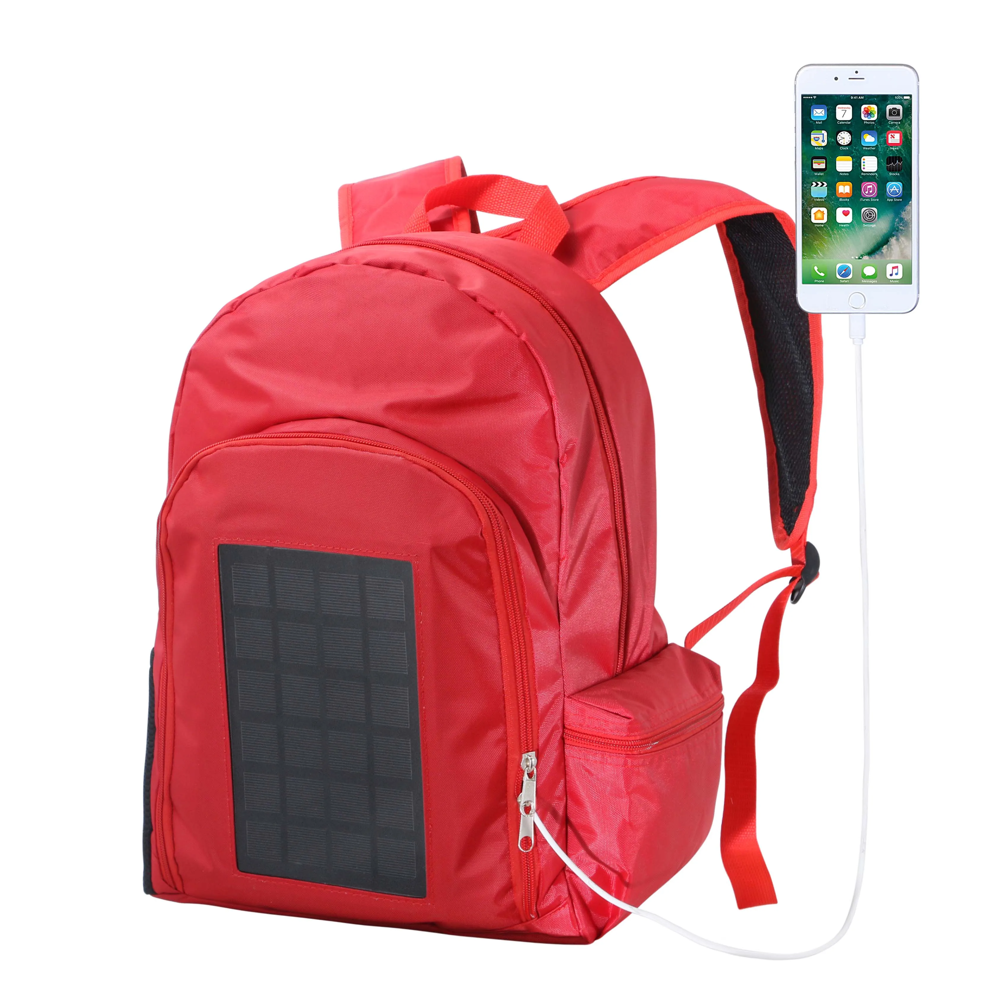 Africa Solar lighting bag school solar bag with charger for kids