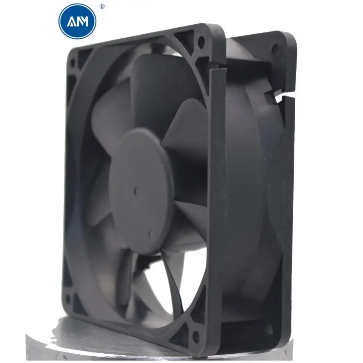 high speed and high air flow AC Fan, high quality 120x120x38mm 110-240v 12038 EC Fan