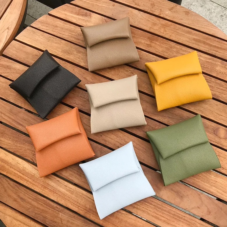 Женский короткий кошелек из искусственной кожи