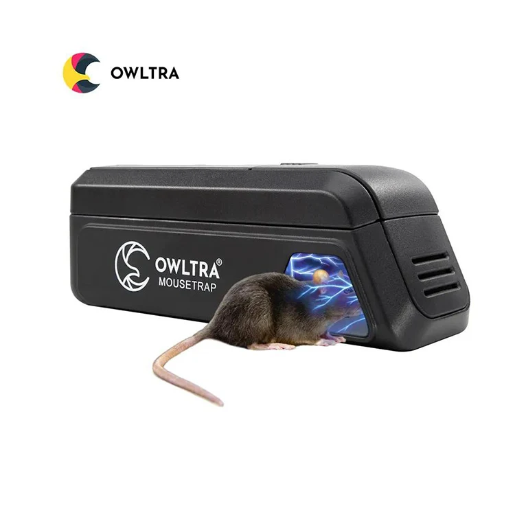 Оборудование для борьбы с вредителями [OWLTRA] электрическая мышь-убийца ловушка мыши легко очищается пластиковая