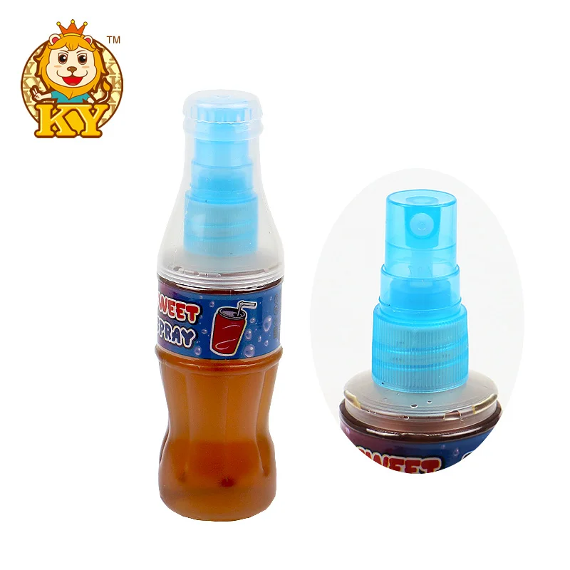Оптовая продажа на заказ смешная бутылка соды в форме фруктового варенья спрей кислый жидкий конфеты