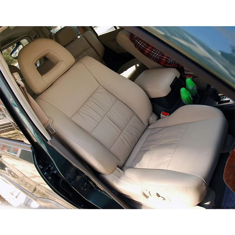 Custom Made for Car Seat Cover 3 rows with 6-8 Seats Luxury Genuine Leather Middle Part Original Fit for Mitsubishi Pajero