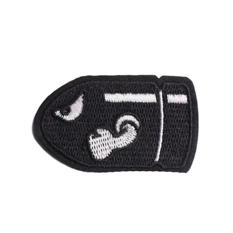 Hot Selling Melt Iron on Sew Back Mario Embroidery Woven Patches for
