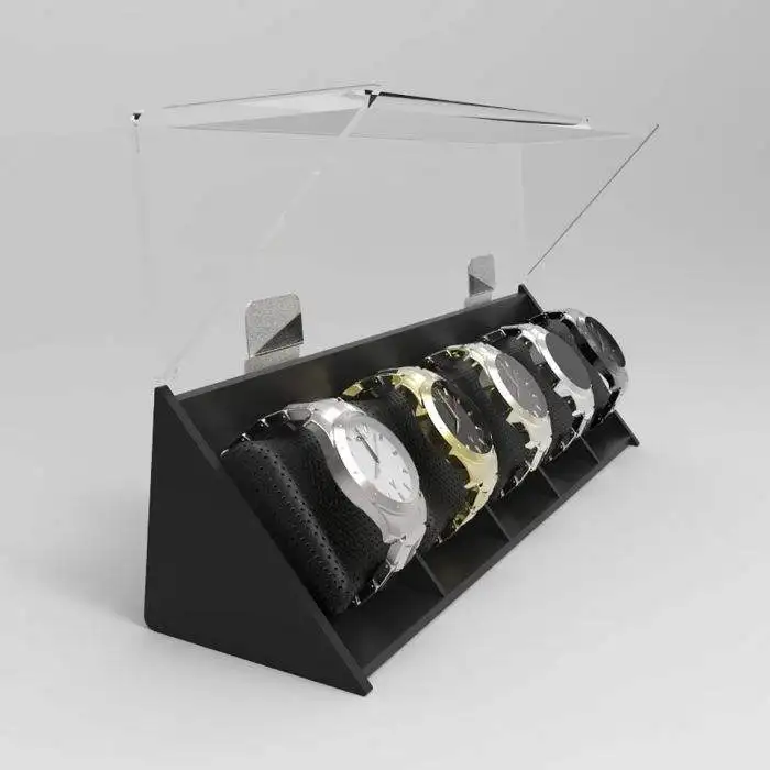 Оптовая продажа новые модные акриловые часы витрина наручные