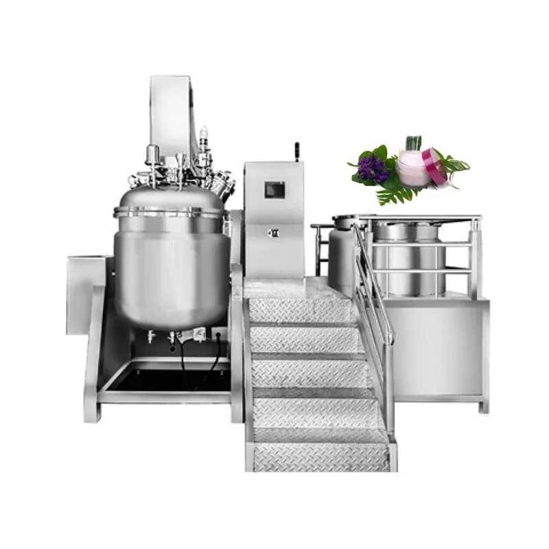 Moderate Cost Chemical Mixing Equipment Body Lotion Face Cream Hair Gel Shower Making Machines Cosmetic Vacuum Homogenizer