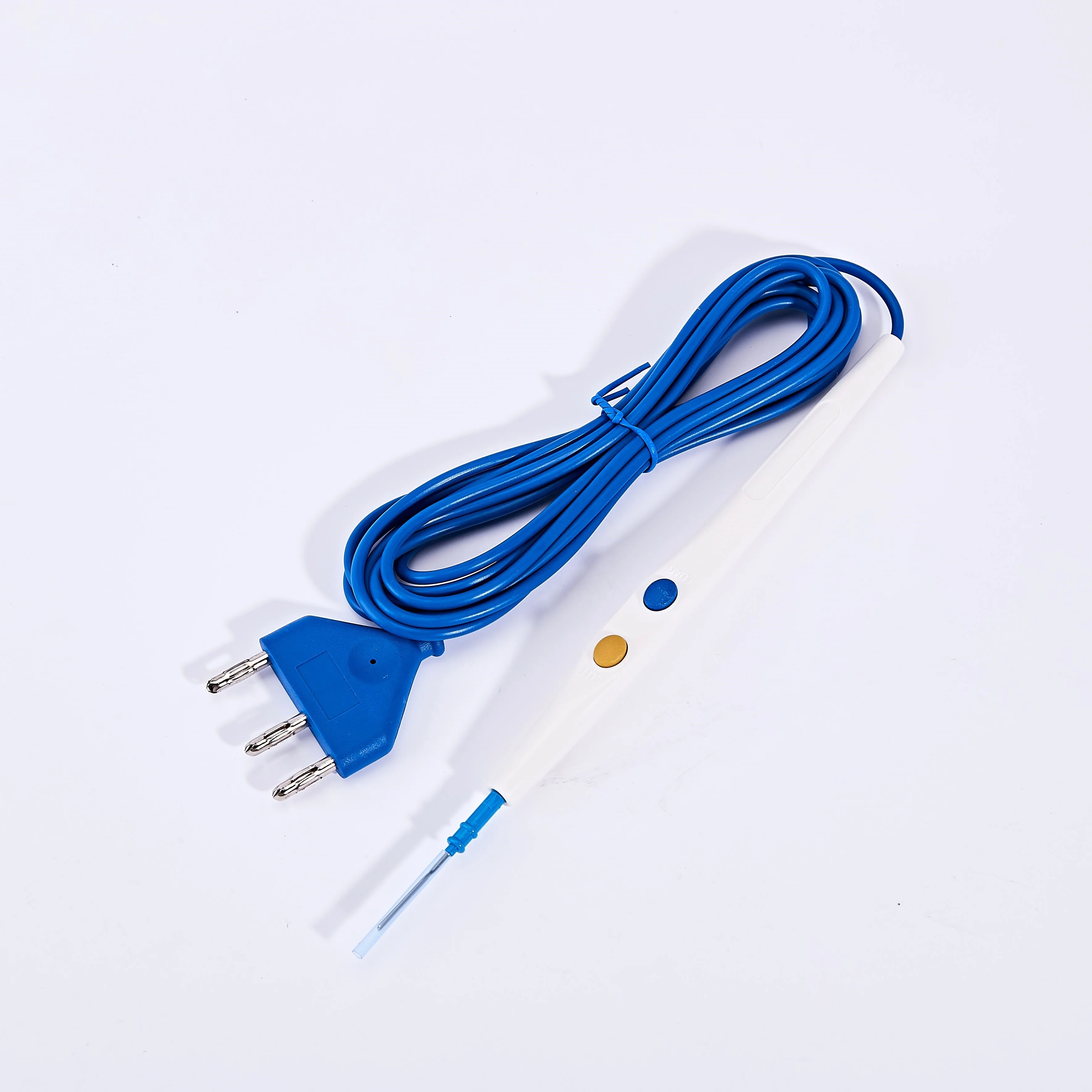 Medical Sterile Diathermy ESU Disposable Electrosurgical Pencil With 2 Button