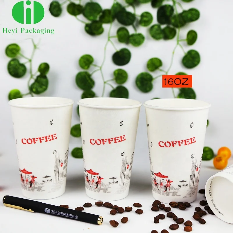 Disposable  Hot Insulation Foam Paper Cup Matching With  PP Lids