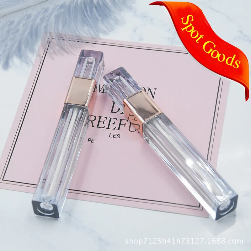 
Luxury Empty Plastic Lipgloss Container Make Your Own clear Lip Gloss Tube with Applicator 