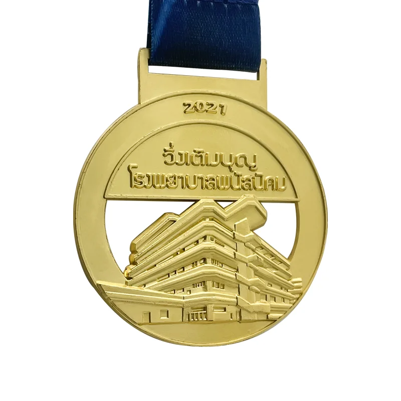 Sport Race Custom Gymnastics Medal Free Design Gold Silver Copper Metal Medal