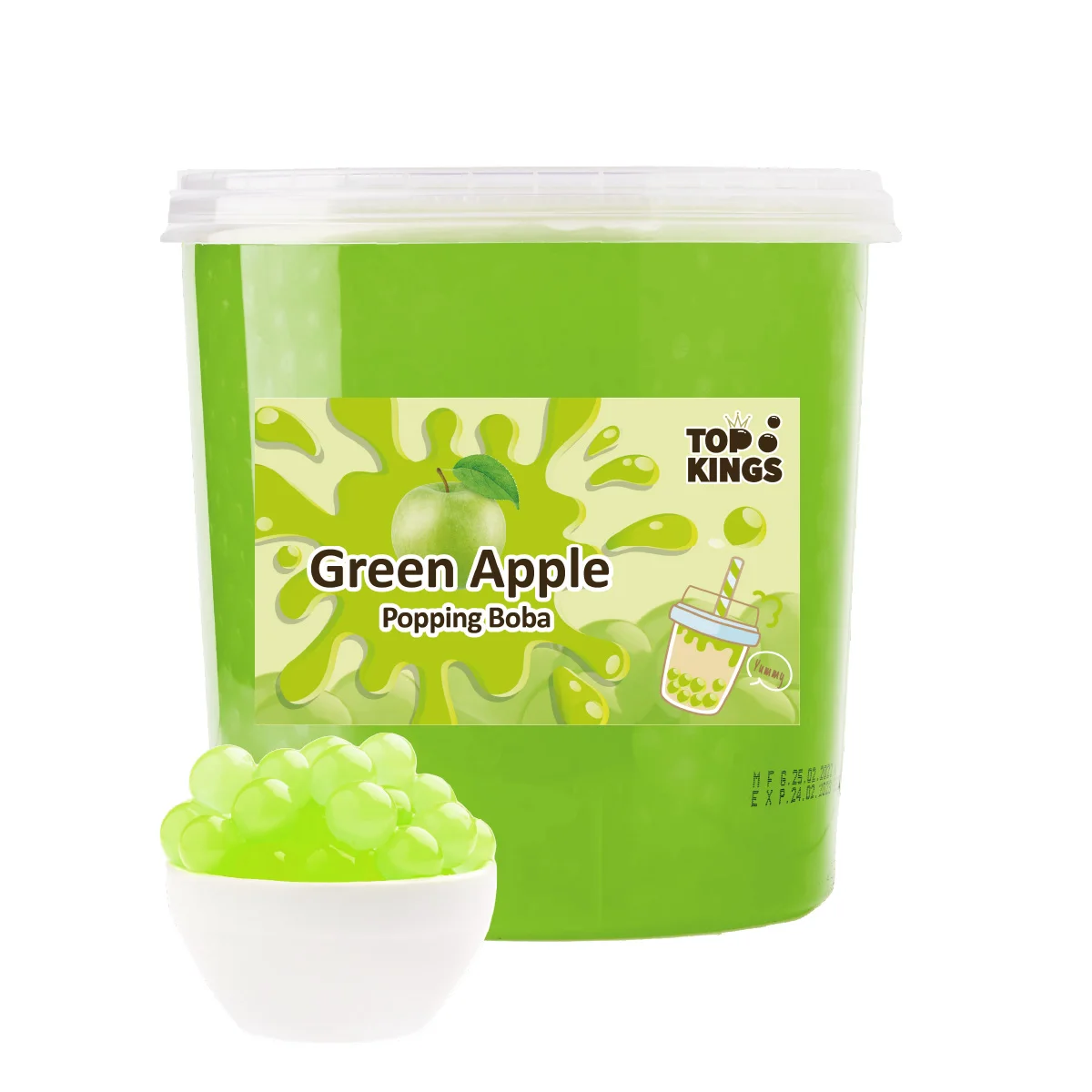 Green Apple Popping Boba Taiwan bubble tea supplier