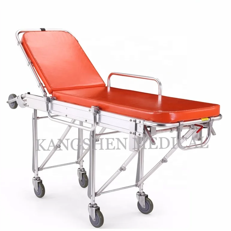 Hospital Ambulance Stretcher Trolley Hospital Patient Emergency Transfer Stretcher Bed
