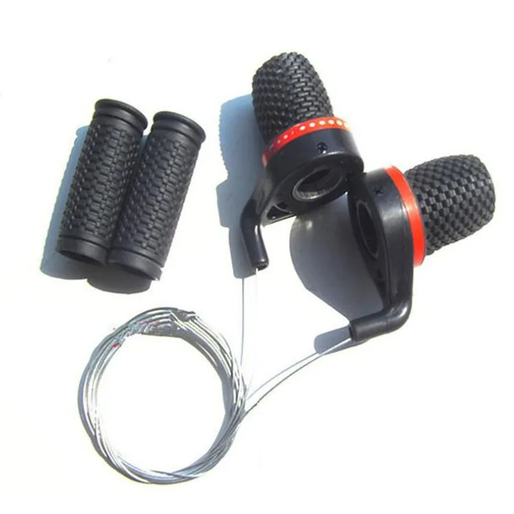 
rear derailleur and brake lever MTB Bike Bicycle Twist Grip Gear Shifters 