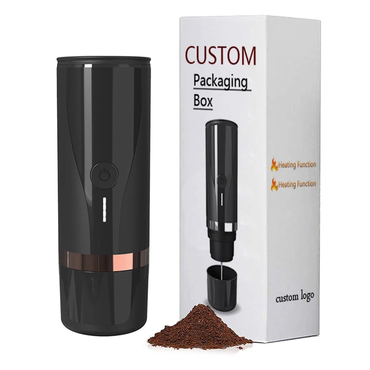 PCM00 Espresso Machine Capsule Coffee Portable Electric Espresso Portable Coffee Maker Aluminum OEM 1 Set Free Spare Parts 110