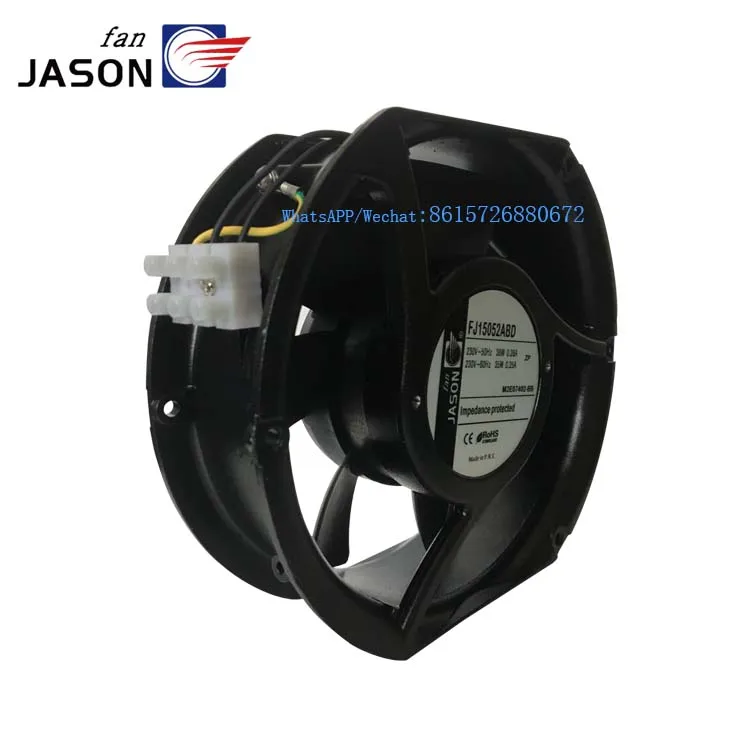 17251 230V AC oval axial cooling fan with high air flow FJ15052ABT