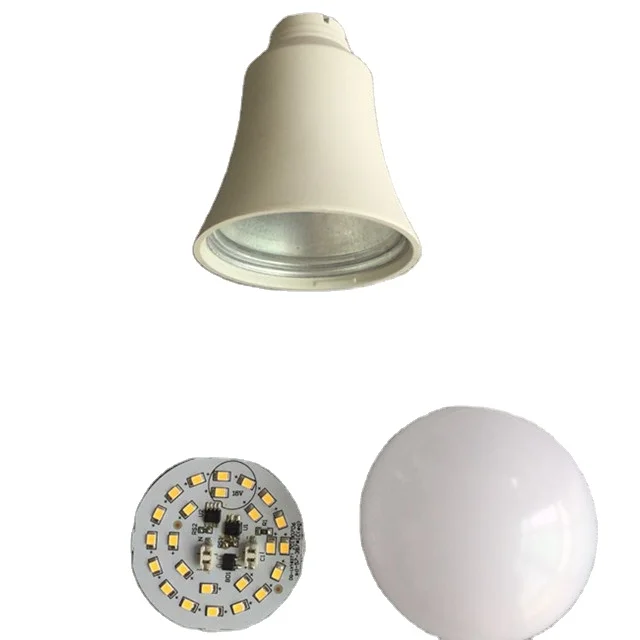 china supplier Full part 3W TO 18W light bulb skd A60 A65 aluminum  Spare  parts led bulb raw material for assembly