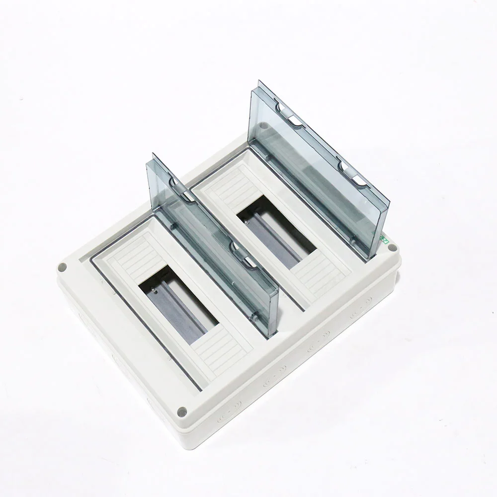 ABS IP65 Waterproof Power Electric Distribution Box HT- 24 Ways Solar Plastic Box MCB SPD Fuse Connecting Box