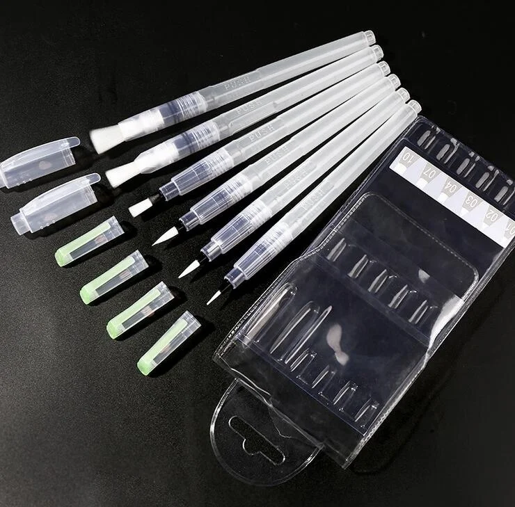 Ручка перьевая для рисования водой пустая нейлоновая кисточка с войлочным наконечником инъекция волос