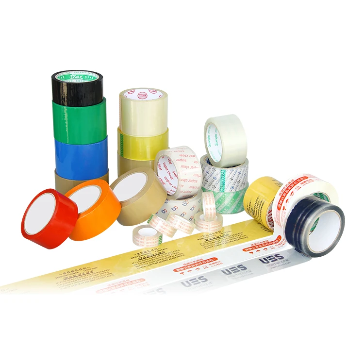 Free sample cheap clear transparent adhesive tape with logo