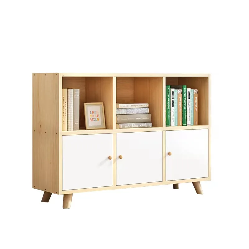 Good Product Quality Modern Style Wooden Book Shelf Office Cabinet Multi Compartment Backpack Storage Cabinet
