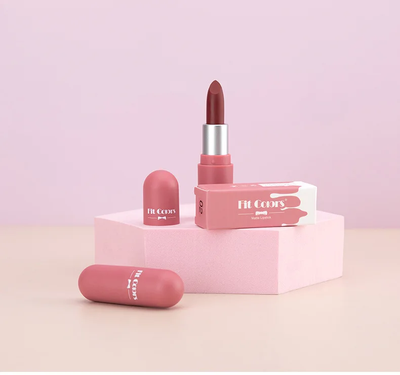 Matte Lipstick Set & Lip Liner Kit Set Good Quality Beauty Cosmetic Low Moq Lipstick Private Label