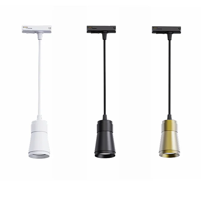 pendant track light  white/black/gold Aluminum  gu10 Track light fashion track light