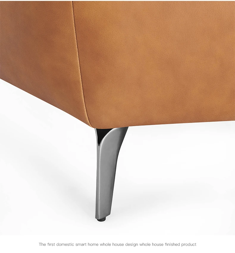 The latest design modern corner sectional sofa high-end leather sofa set