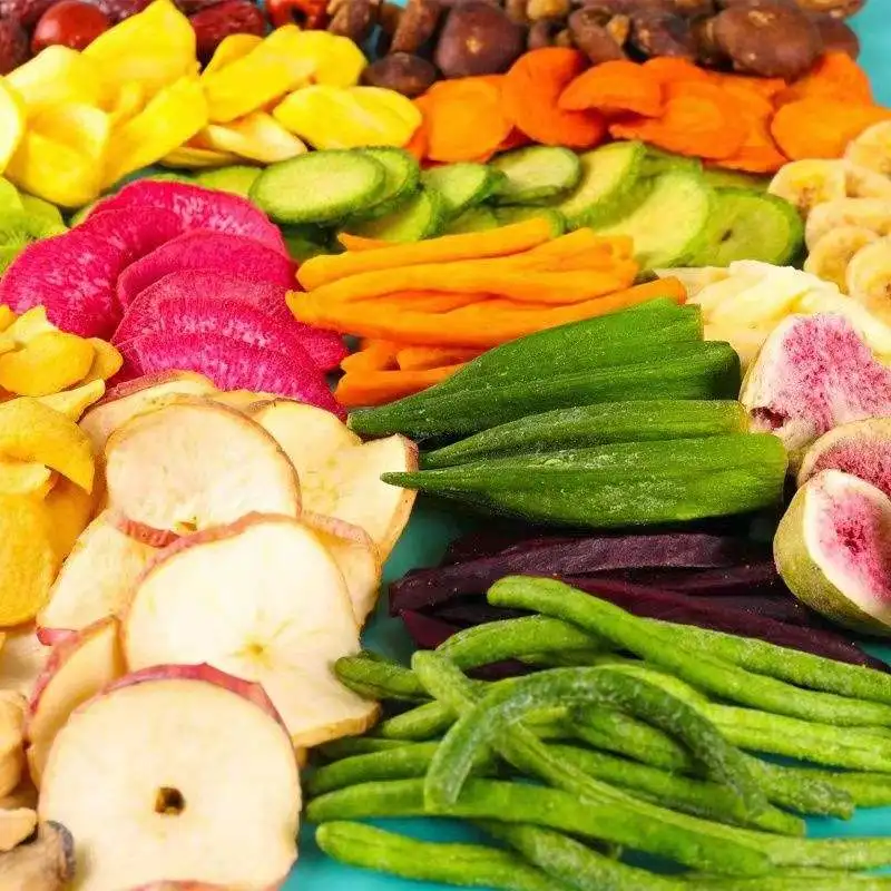 Healthy Snacks Tea time Snacks Freezed dried vegetable snacks Fruit Chips Assorted Taste Crisp Dried Fruit