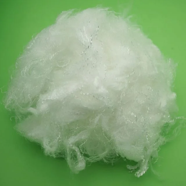 
100% pla bicomponent raw es fiber for spunlace nonwoven 