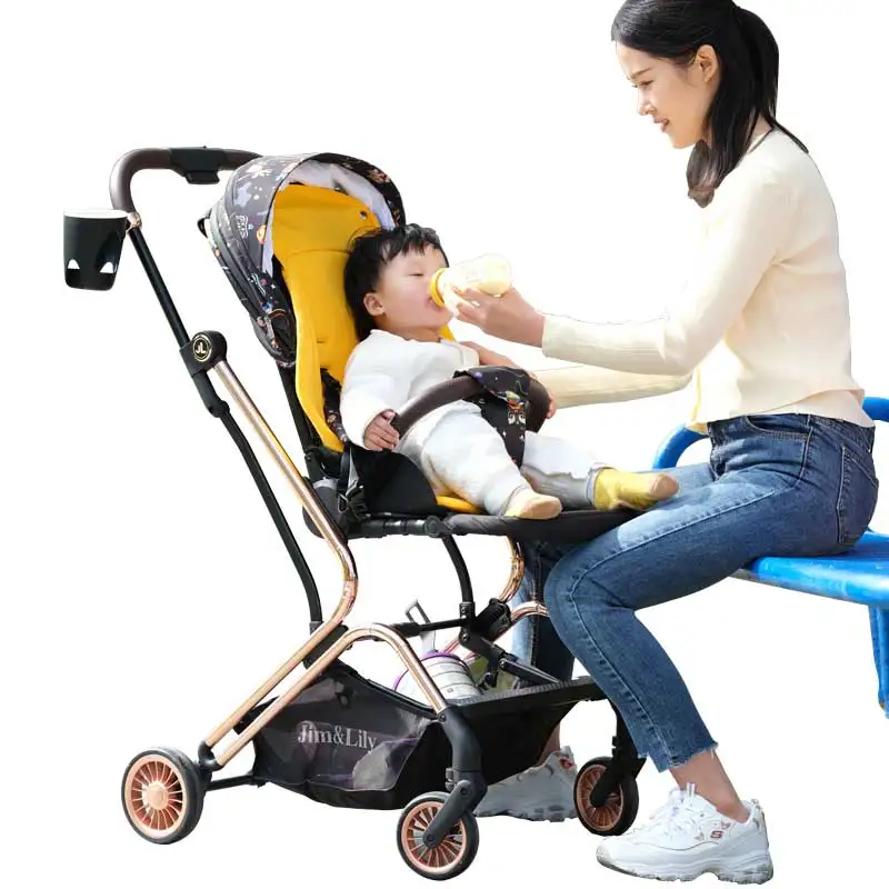 High end baby travel stroller prams and pushchairs lightweight stroller trolley baby toddler strollers