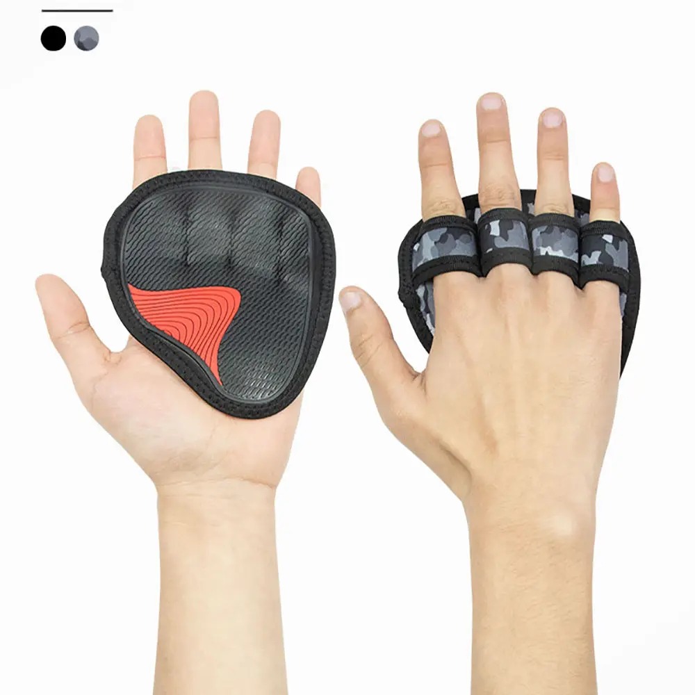 Four-finger Fitness Gloves Sports Protective Gear Gym Half-finger Fitness Grip Pads For Weight Lifting Hand Grips Pads