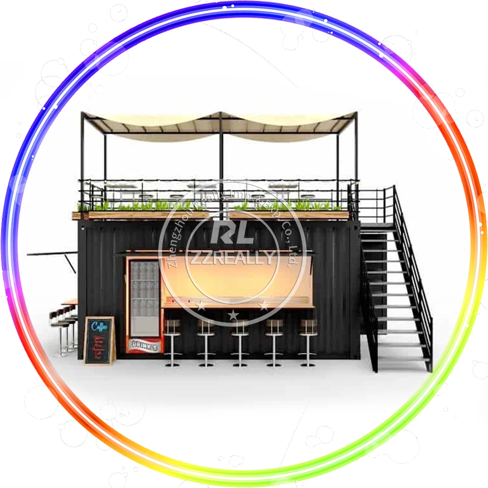 Container Coffee Shop for Sale Prefabricated Modular Luxury Container Restaurants