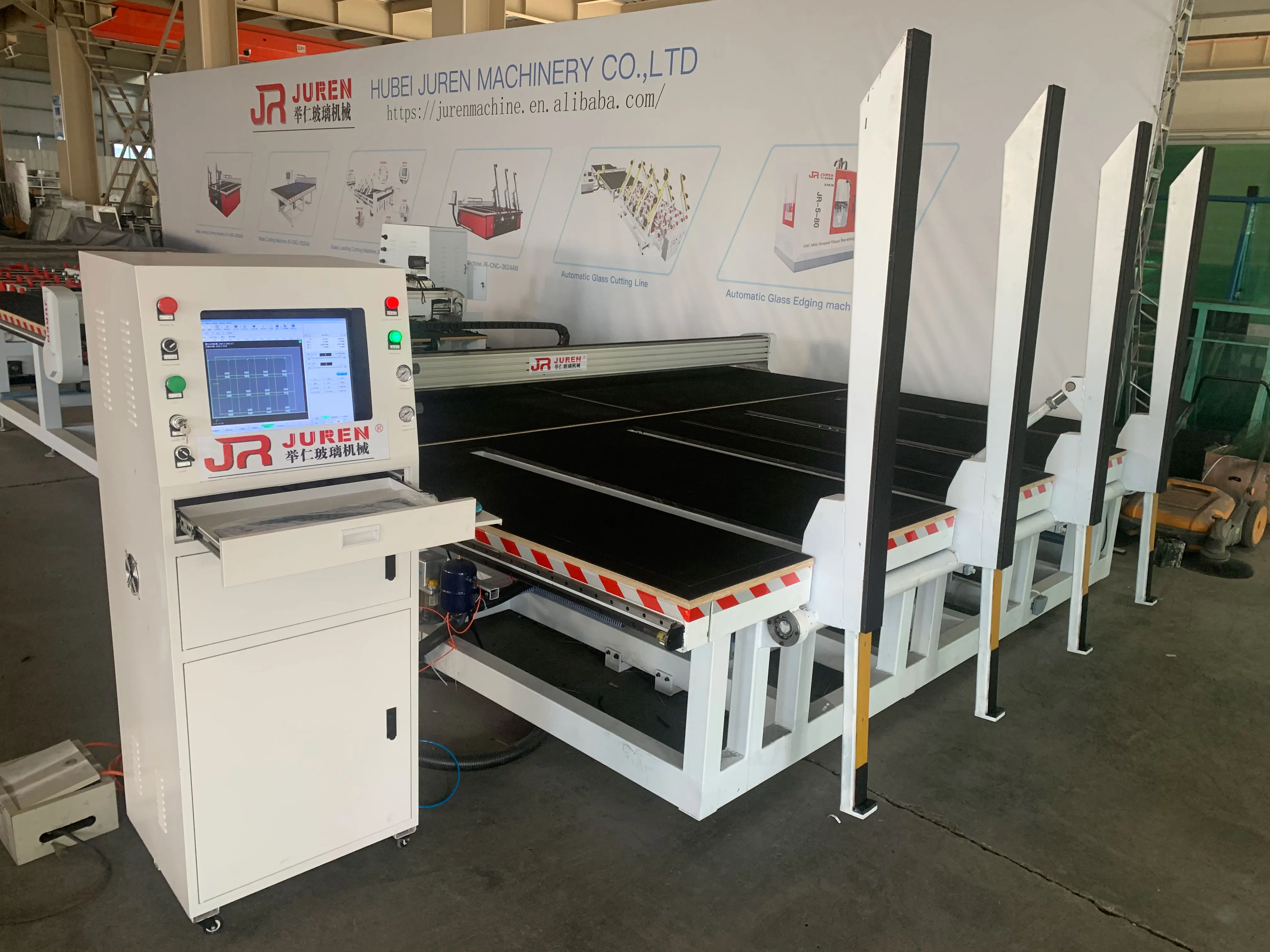 Chinese CNC Automatic Glass Loading Cutting Integrated Machine Glass Cutting Table Glass Processing Machinery