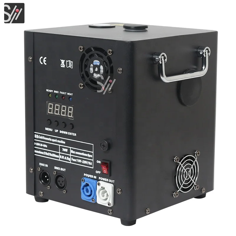 Stage Effect Equipment Cold sparkler machine remote dj wedding party 700w DMX Sparklers machine