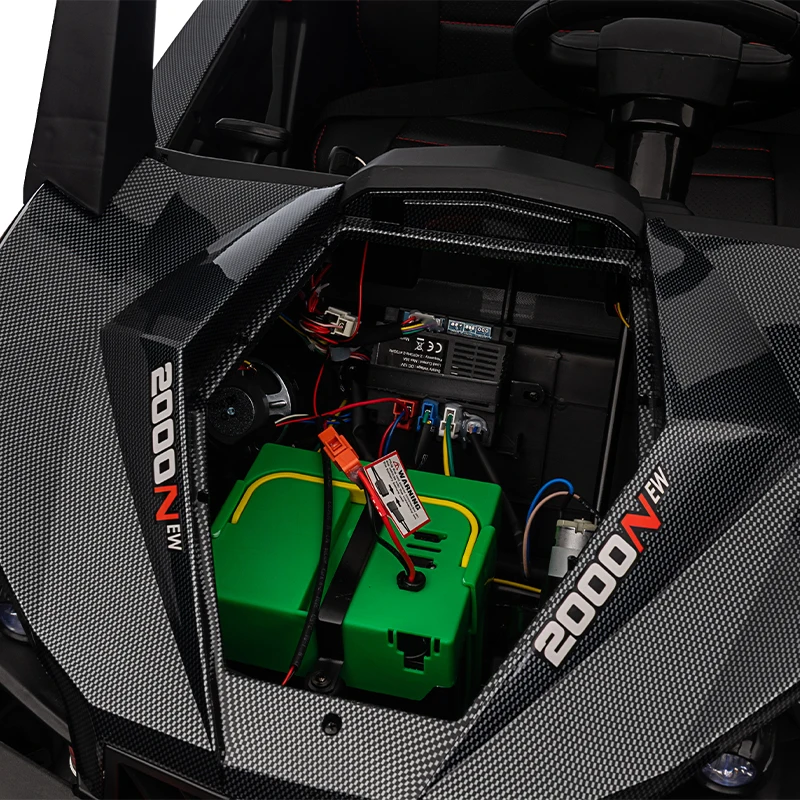 powerwheel cars 24v kids electric kids ride-on cars oversized 4X4 MX 2 seats buggy