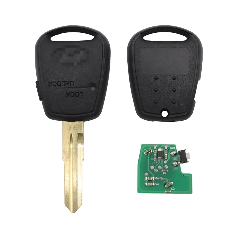 433MHz Replacement 1 Button car Remote Key Fob HYN10 blade for H-yundai Getz 2002 203 2004 2005 2006 2007 2008 2009 2010 2011