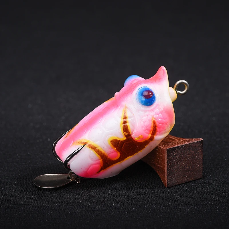 Factory direct frog lures soft rubber frog bait plastic fishing lures
