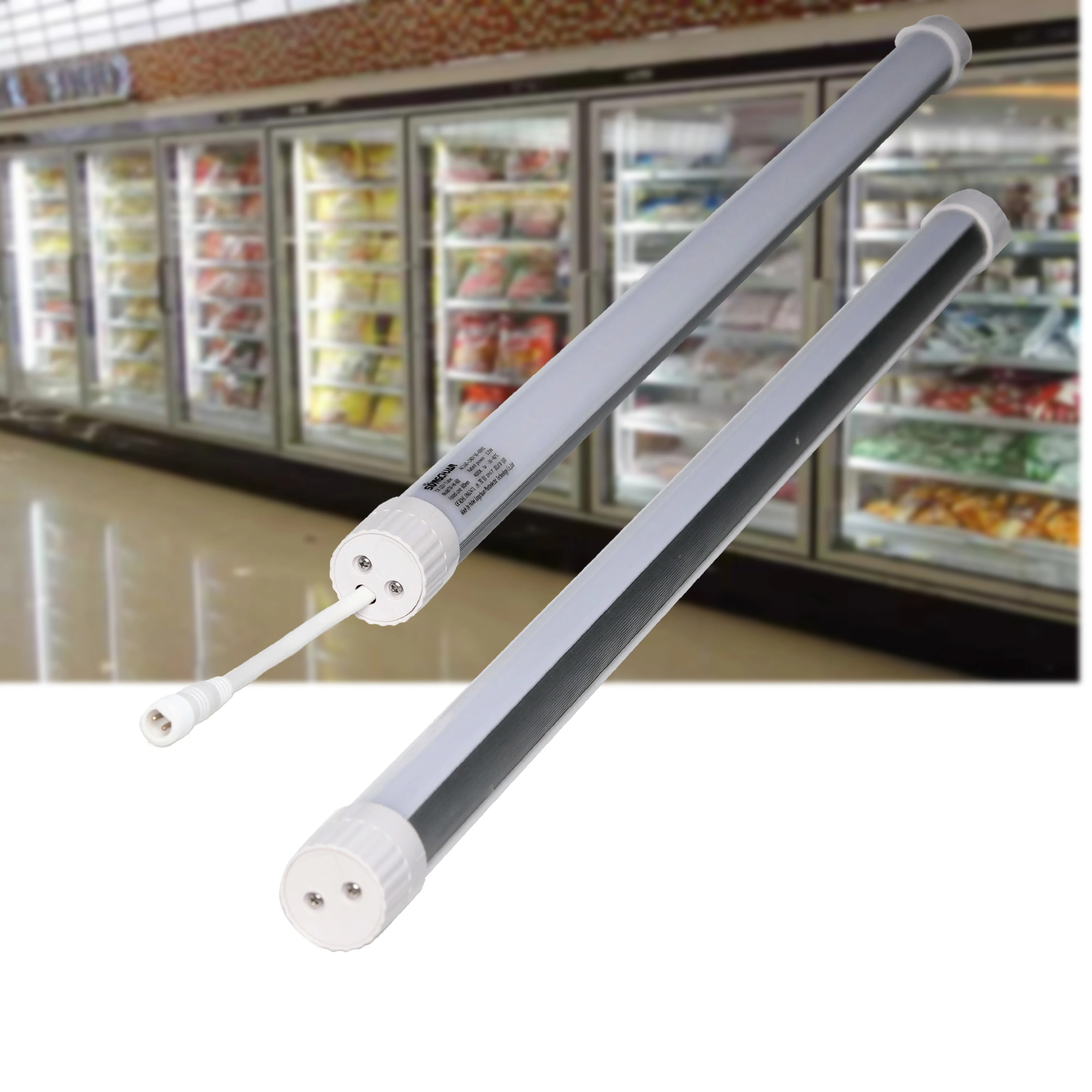 3 Years Warranty IP65 Waterproof T8 Led Cooler Tube Light For Horizontal Refrigerator Lighting